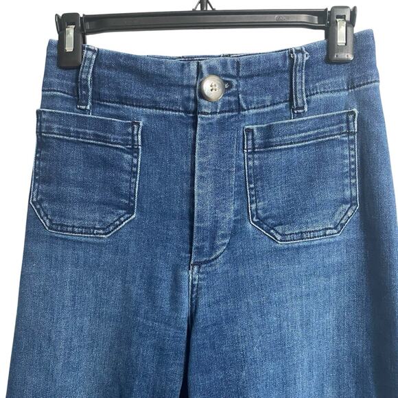 Anthropologie Blue Wide-Leg Jeans - Picture 2 of 10